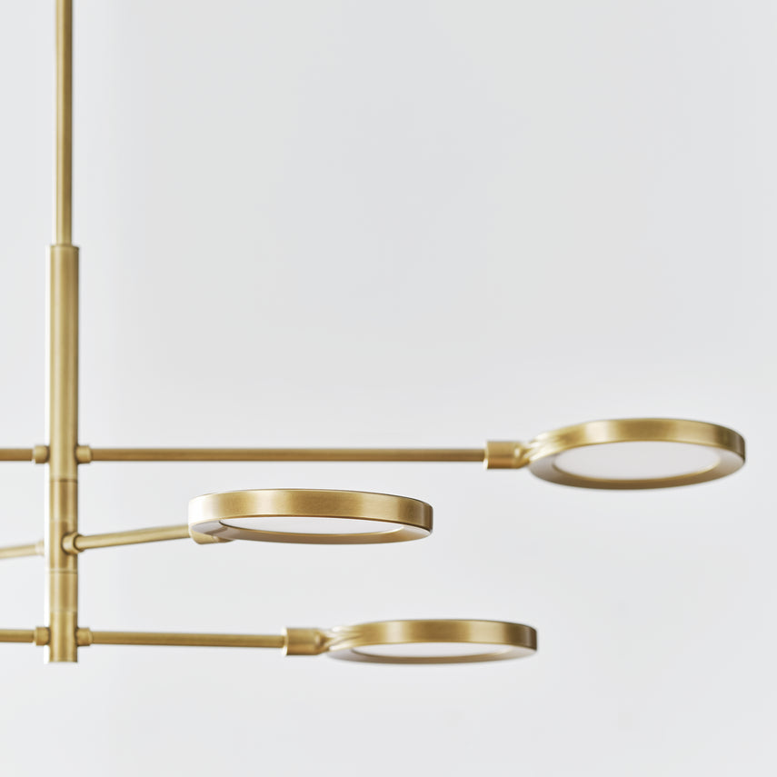 6 Light LED Chandelier Spectica 700Spct by Visual & Comfort & Co
