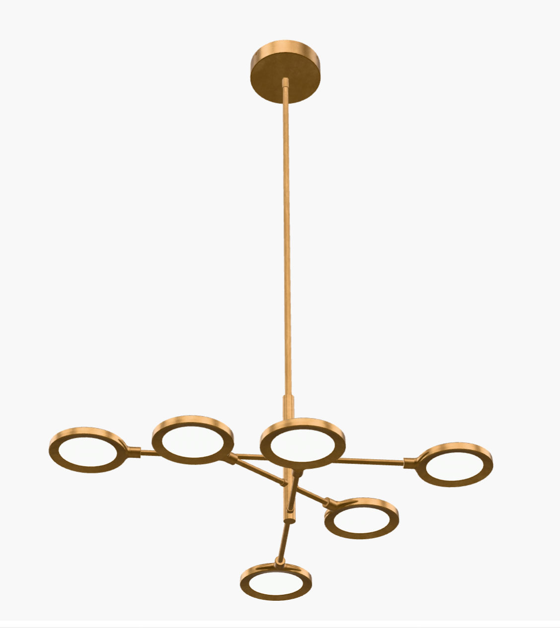 6 Light LED Chandelier Spectica 700Spct by Visual & Comfort & Co