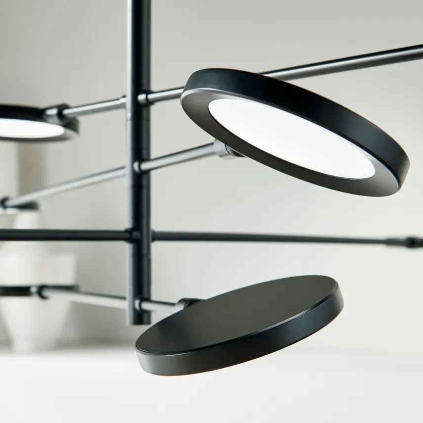 Spectica 8 Light Adjustable LED Linear Chandelier 700Lsspct by Visual & Comfort & Co