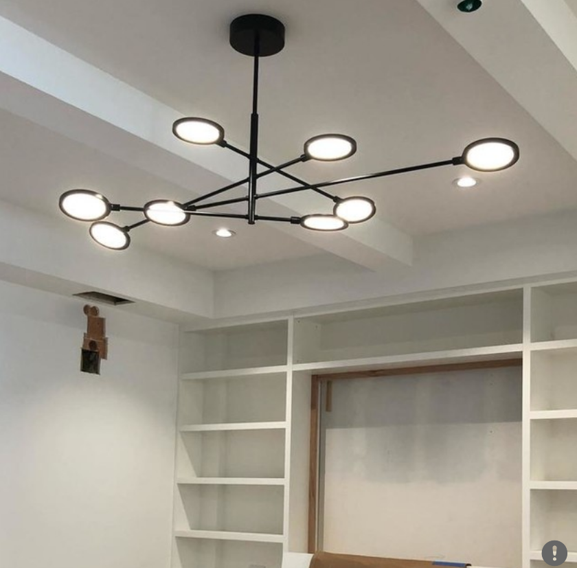 Spectica 8 Light Adjustable LED Linear Chandelier 700Lsspct by Visual & Comfort & Co