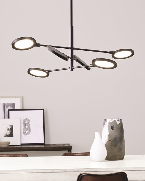 6 Light LED Chandelier Spectica 700Spct by Visual & Comfort & Co