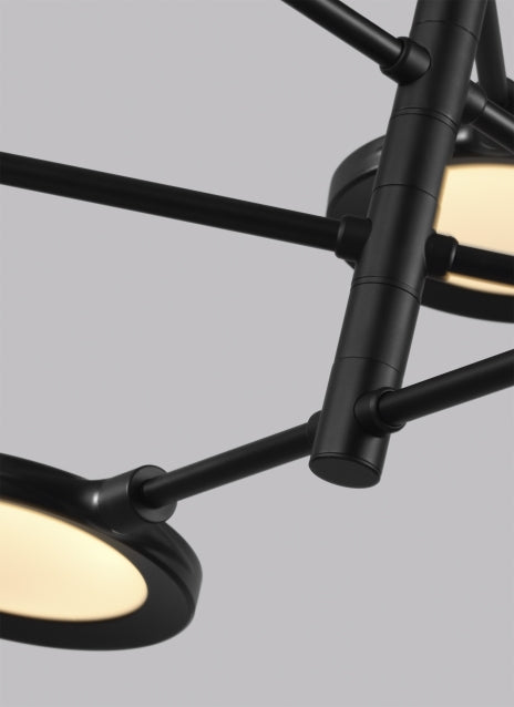 6 Light LED Chandelier Spectica 700Spct by Visual & Comfort & Co