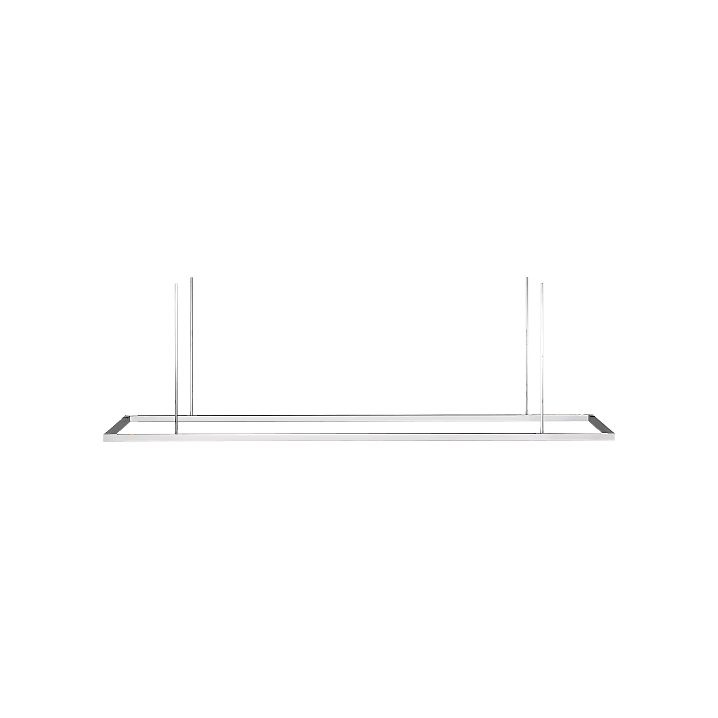 contemporary LED suspension fixture for hotel lobby and commercial space