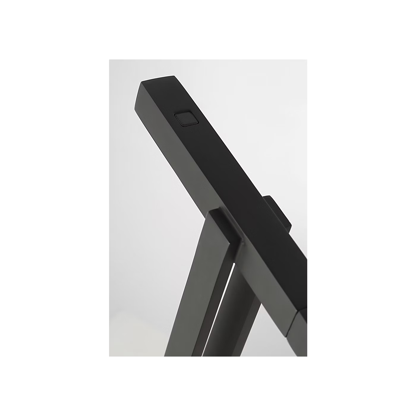 Modern bedside lamp Nightshade Black finish warm ambient lighting