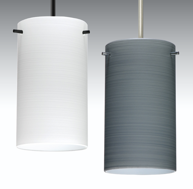 European handcrafted glass shade for kitchen island and dining room lighting