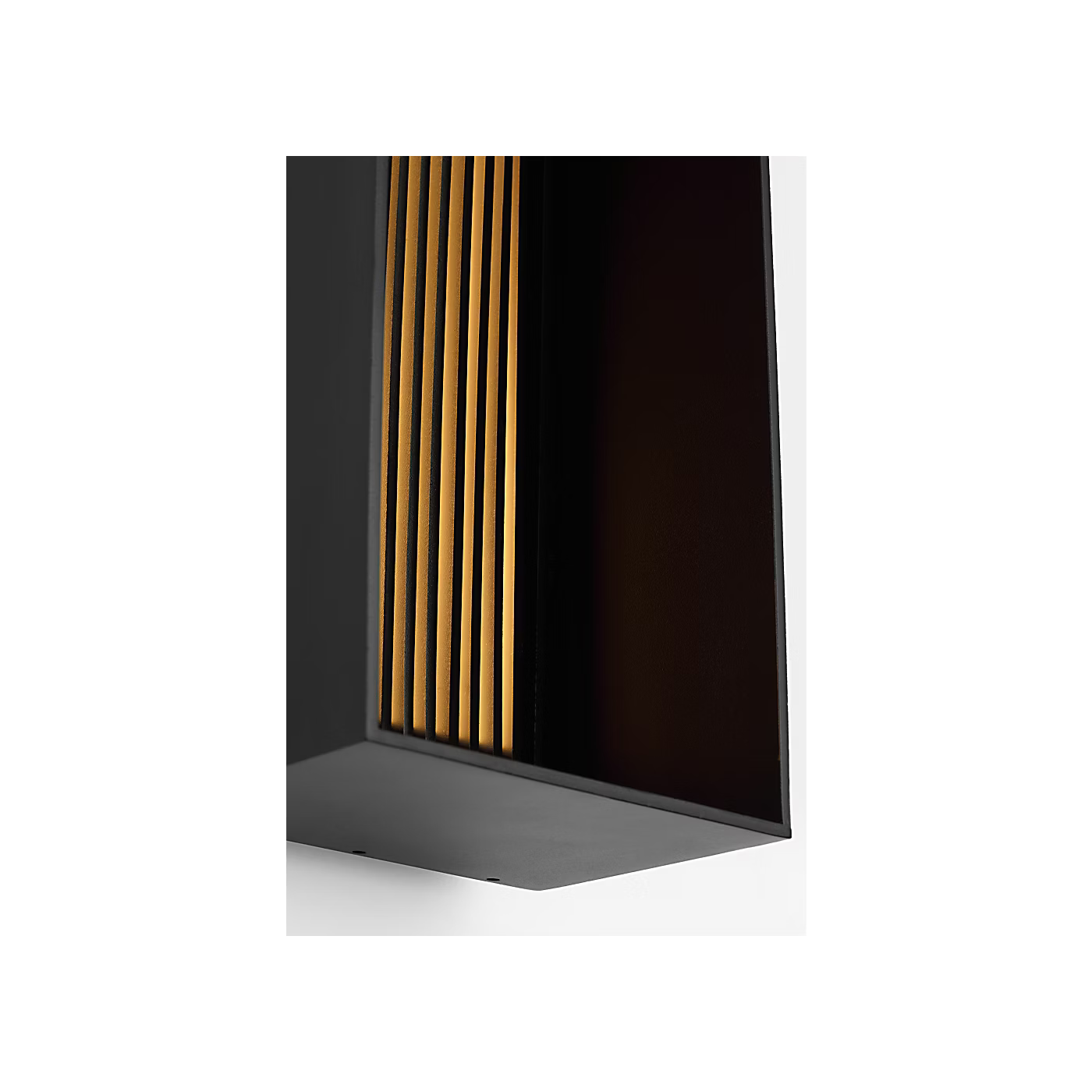 architectural LED wall lamp Strum 28 on exterior wall facade