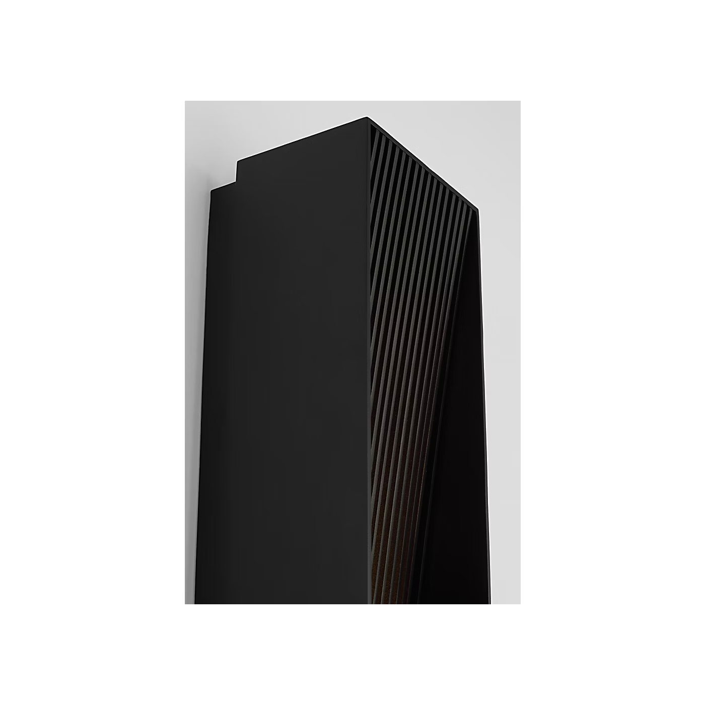 modern indoor wall light Strum 28 black aluminum design