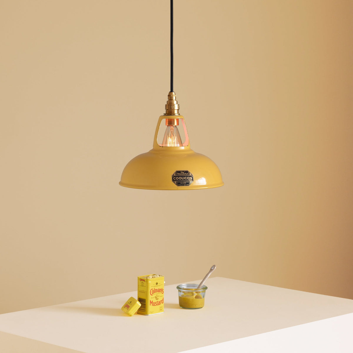 Coolicon Original Pendant light, deep yellow vitreous enamel (photo 9)