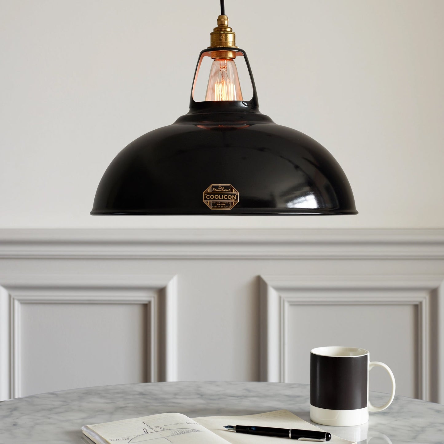 Coolicon Standard Original Large Pendant styled in interior