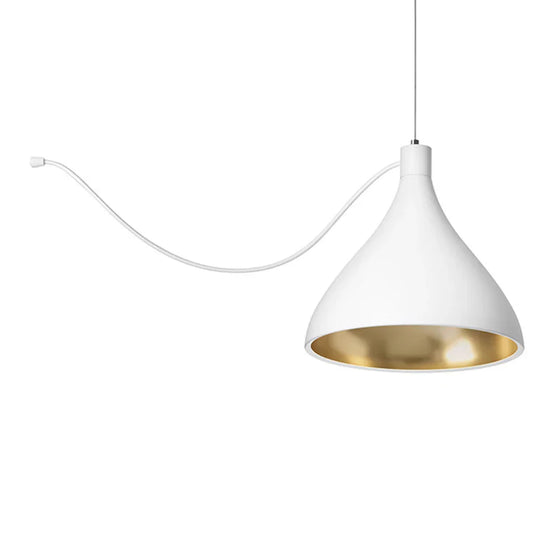 Pablo Designs Swell String Single Medium Pendant Light finish detail close-up showing material and craftsmanship