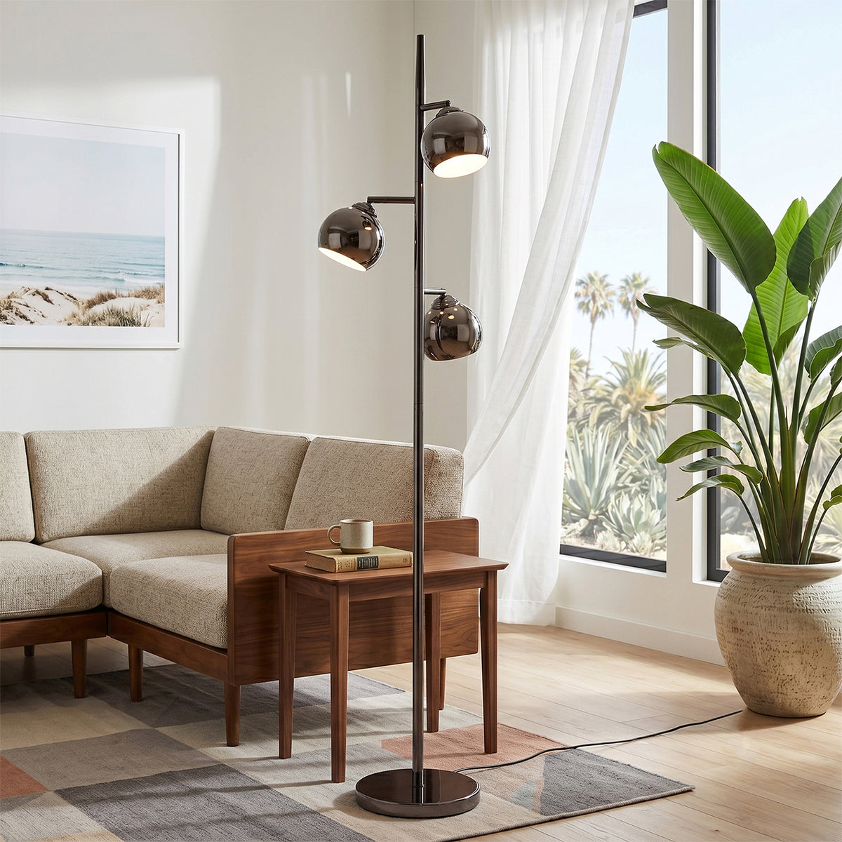 Triplet 3-Light Floor Lamp by Nova of California – view 1