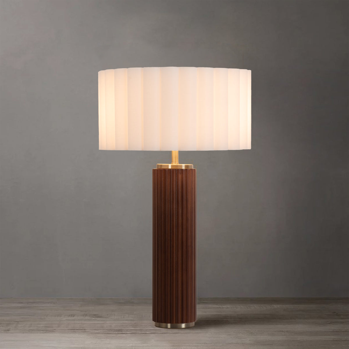 Tambo Table Lamp, Scallop Shade by Nova of California – view 5