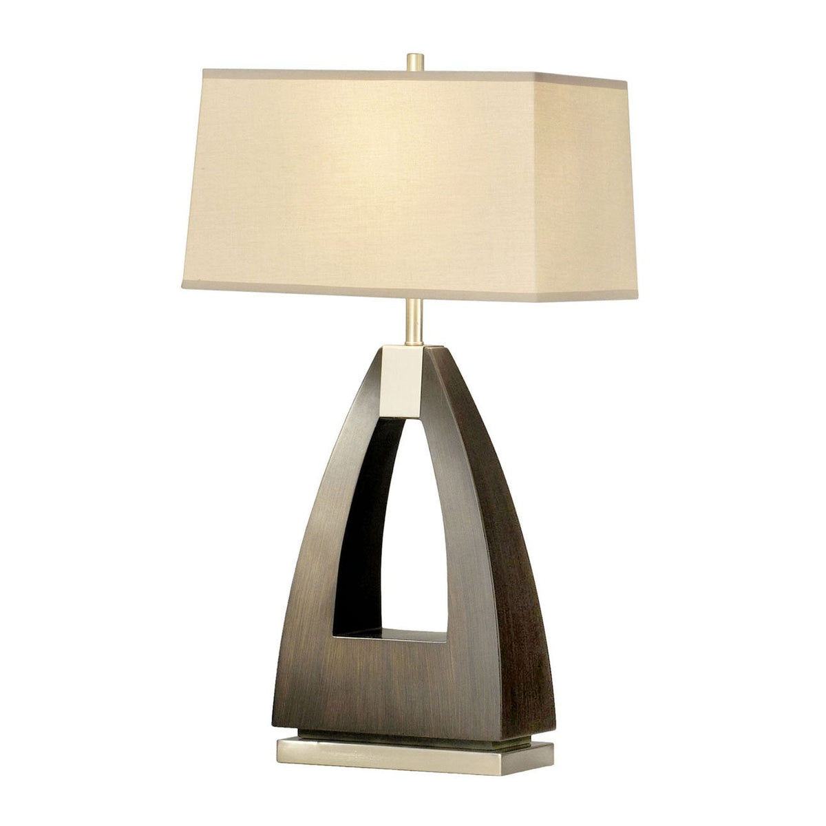 Trina Table Lamp by Nova of California, Pecan – view 1
