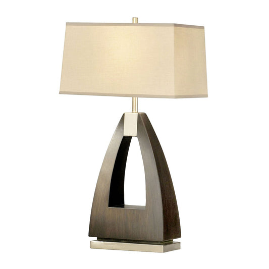 Trina Table Lamp by Nova of California, Pecan – view 1