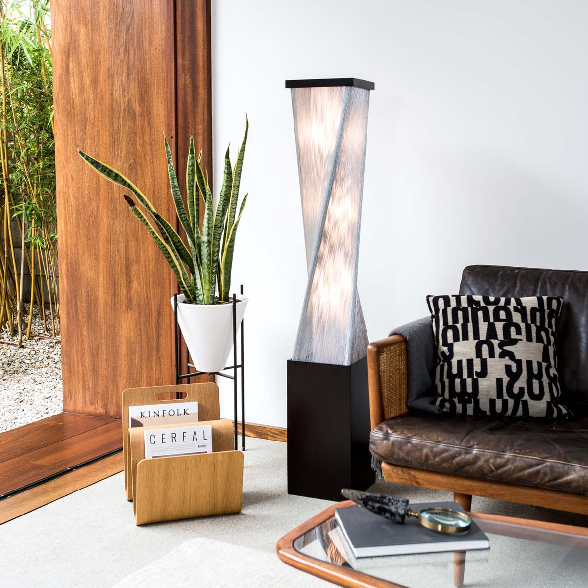 Torque Accent Floor Lamp 54"H by Nova of California – view 12