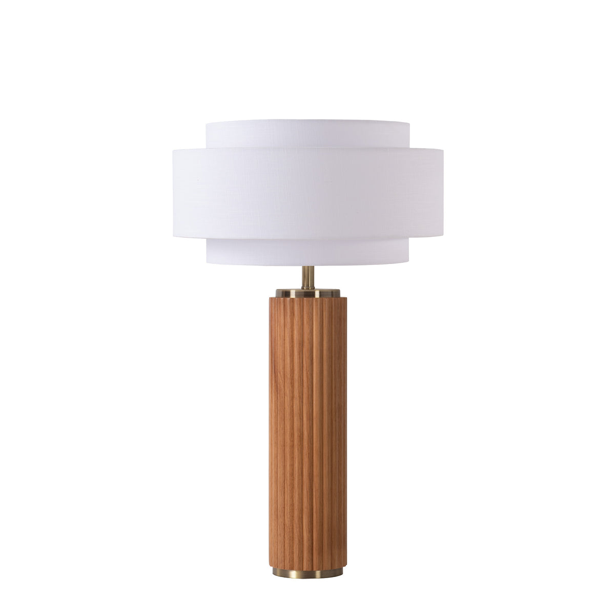 Tambo Table Lamp, Coronado Linen Shade by Nova of California, Natural Ash – view 2