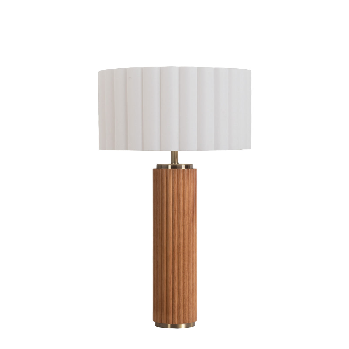 Tambo Table Lamp, Scallop Shade by Nova of California, Natural Ash – view 7