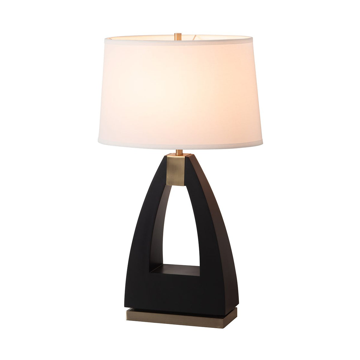 Trina Table Lamp by Nova of California, Ebony – view 2