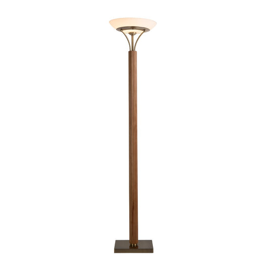 Tambo Torchiere Floor Lamp by Nova of California, Natural Ash – view 1