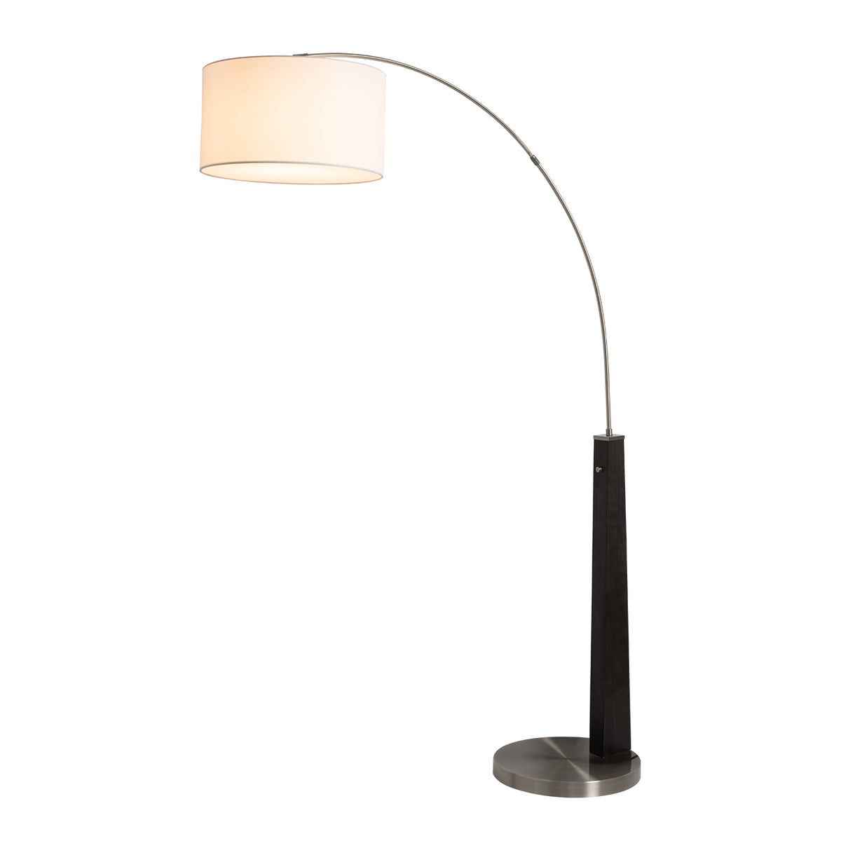 Taper 1 Light Arc Floor Lamp by Nova of California, Default – view 2