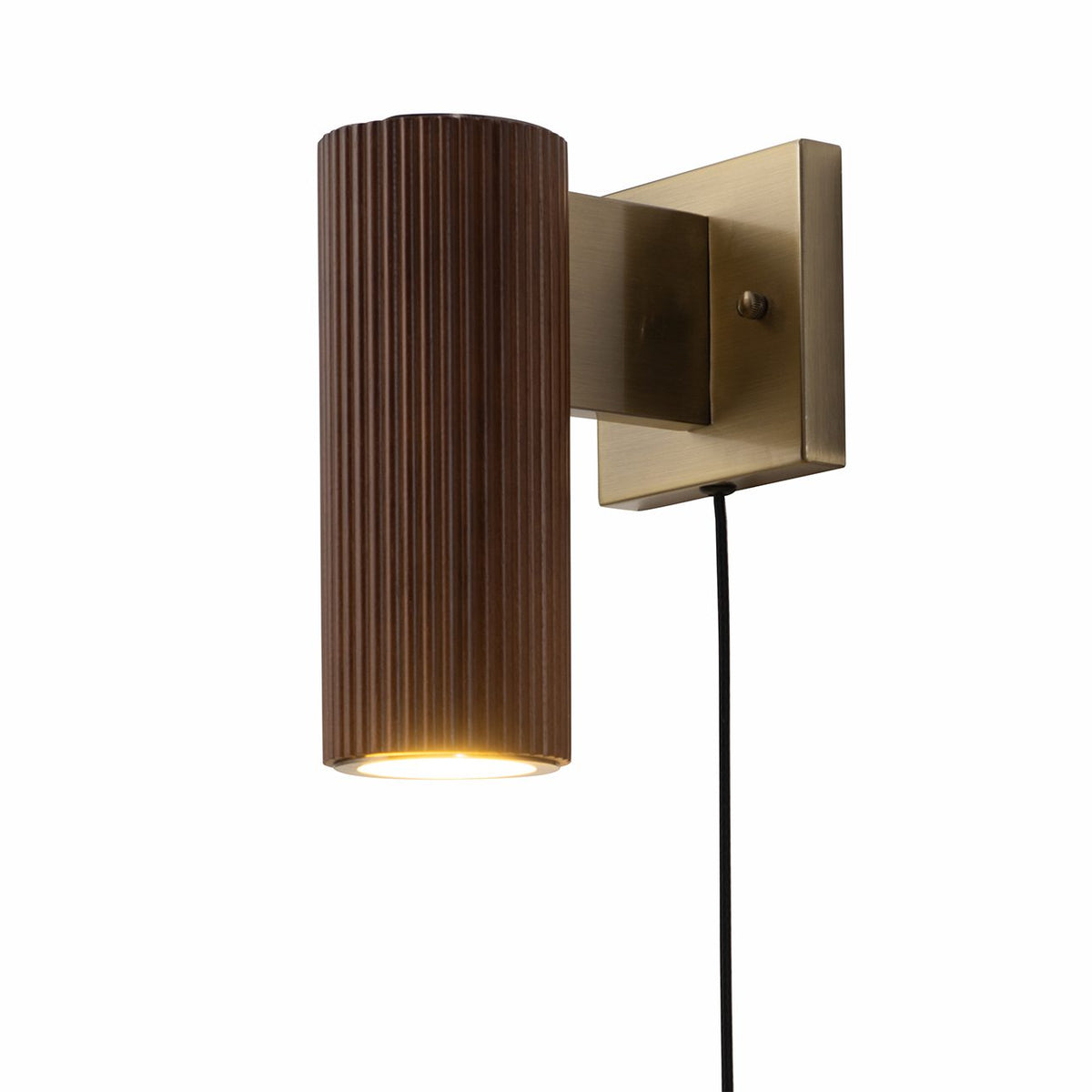 Tambo Wall Sconce by Nova of California, Dark Walnut – view 2