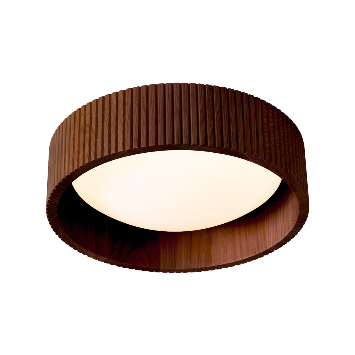 Tambo Flush Mount by Nova of California, Dark Walnut – view 2