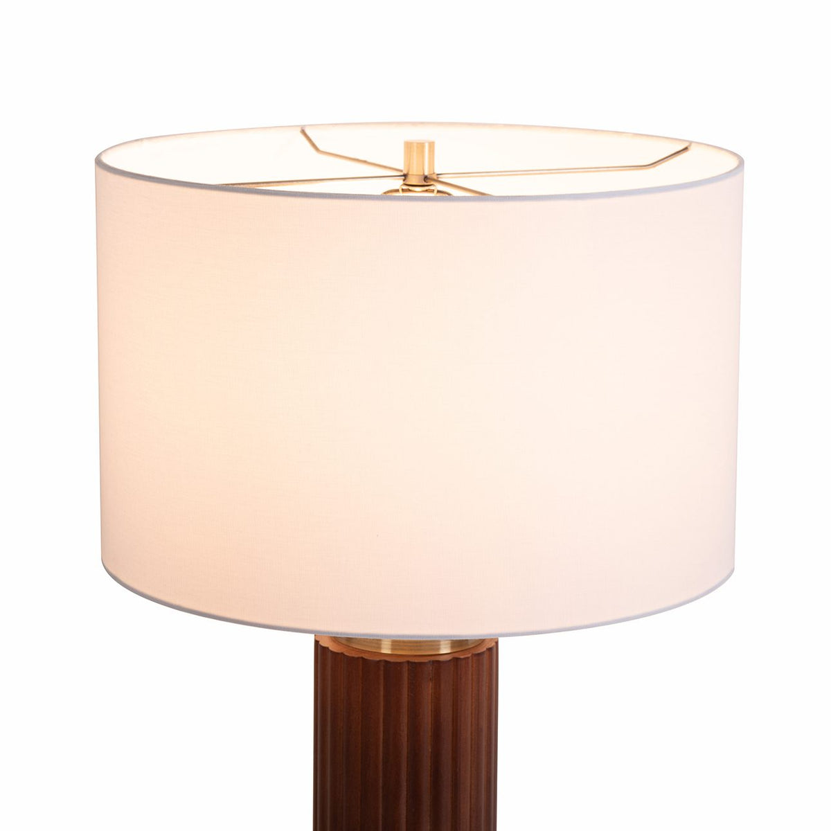 Tambo Table Lamp, Walnut and Brass by Nova of California – view 3