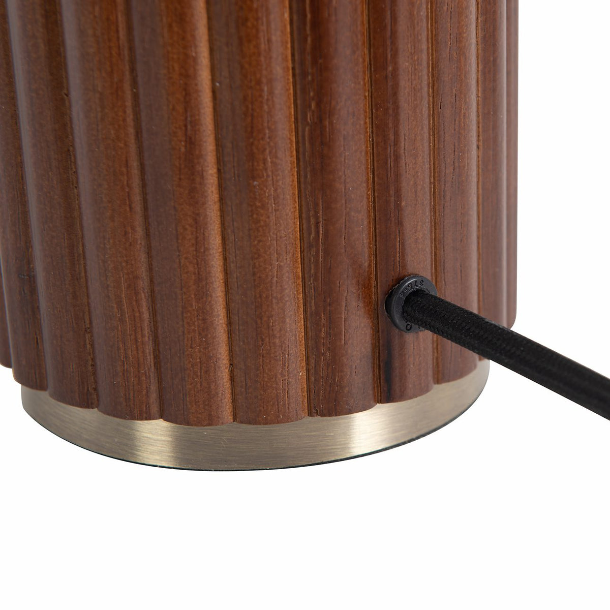 Tambo Table Lamp, Walnut and Brass by Nova of California – view 5
