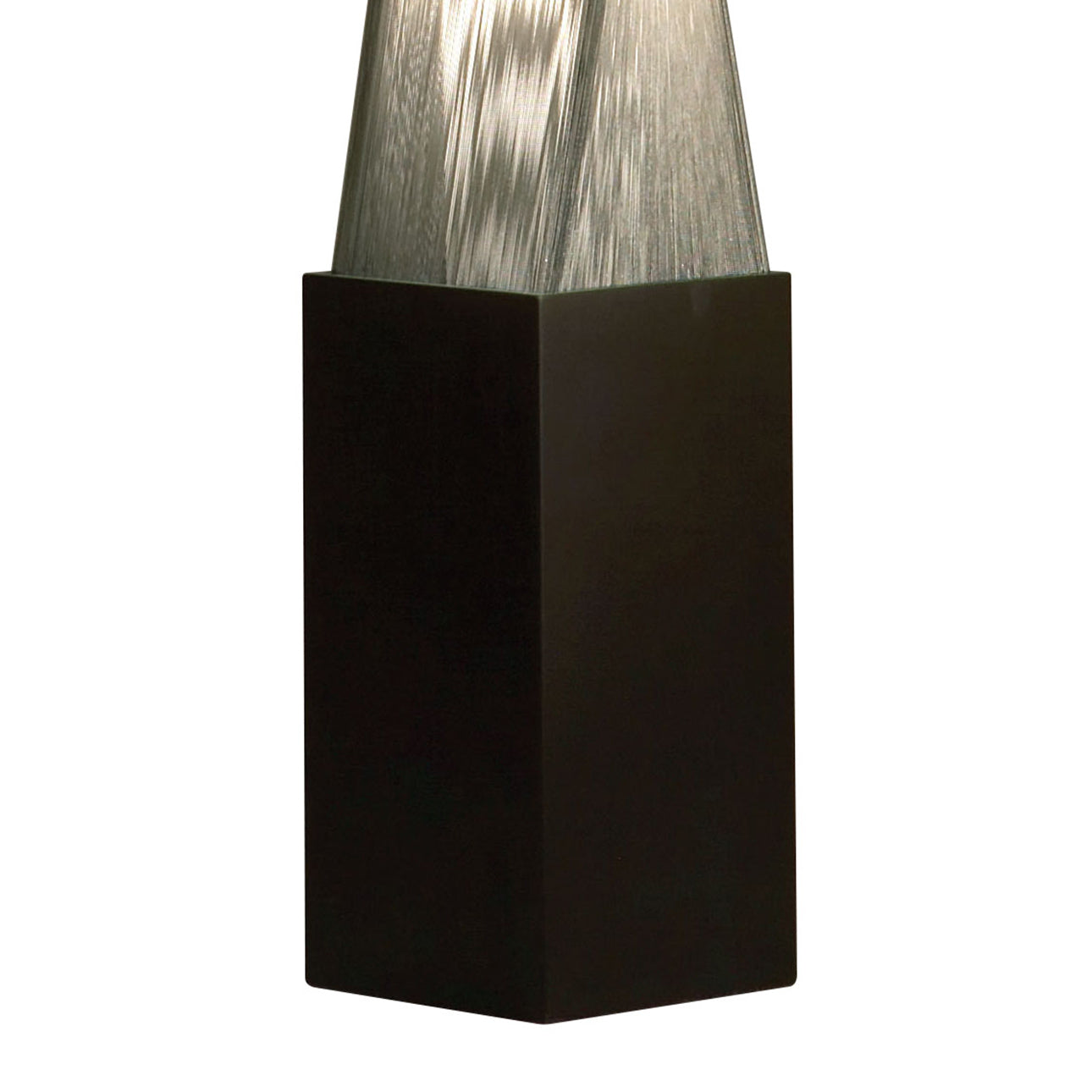 Torque Accent Floor Lamp 54 Tall Base Espresso Wood Silver Strings 11038 by Nova California