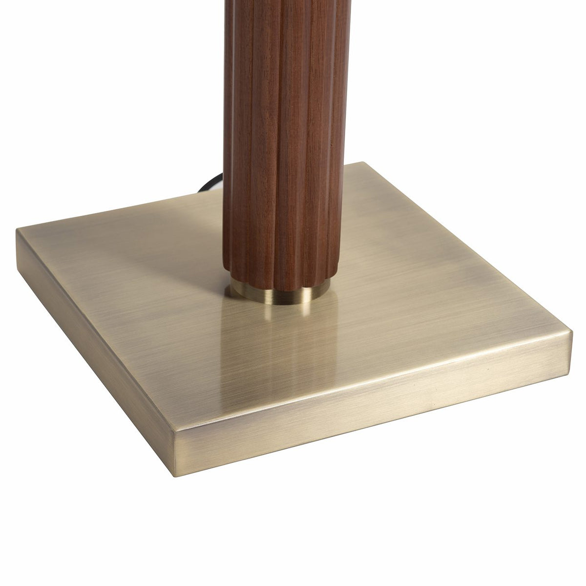 Tambo Floor Lamp, Walnut and Brass by Nova of California – view 5