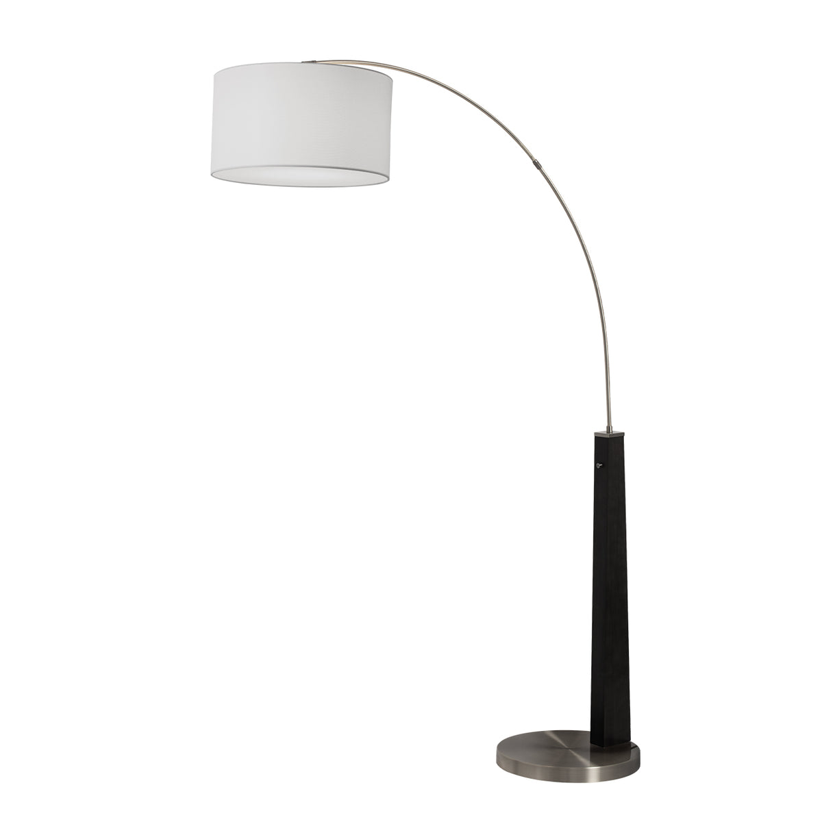 Taper 1 Light Arc Floor Lamp by Nova of California – view 4