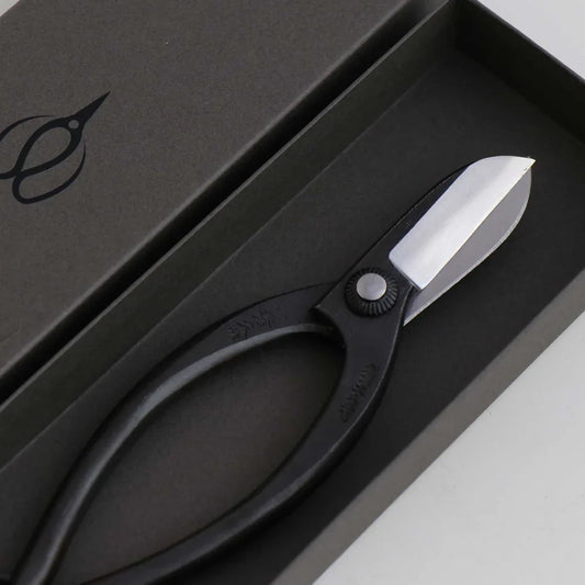 Toyama Hamono T8 Warabi floral shears, forged carbon steel (photo 1)