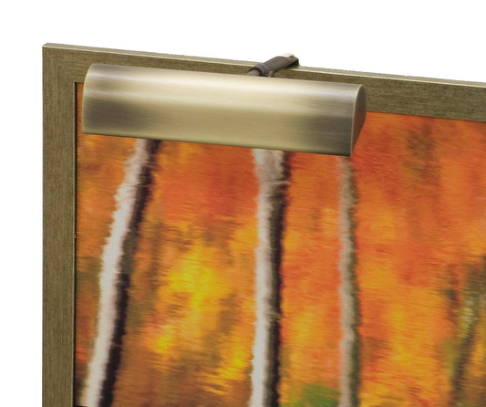 House of Troy Classic Traditional 9" Plug-In Picture Light in Antique Brass