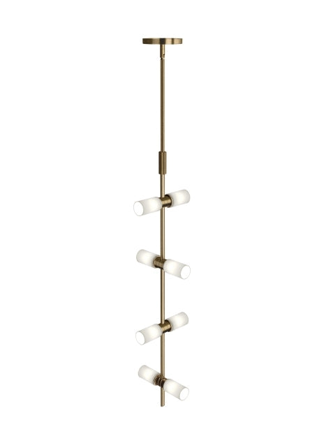 Modernrail Pendant Glass Cylinders by Visual & Comfort & Co