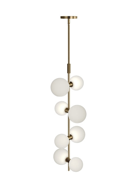 Modernrail Pendant Glass Orbs by Visual & Comfort & Co
