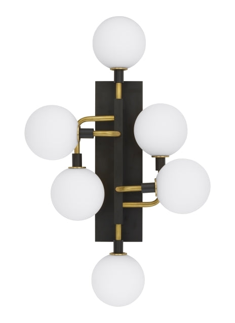 Viaggio 5 Light LED Glass Globe Wall Sconce by Visual & Comfort & Co
