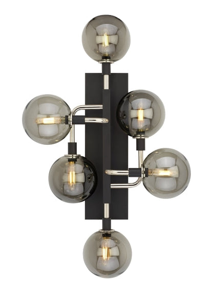 Visual Comfort Viaggio Wall Sconce Opal/Brass - G9 Bi-Pin lamp (Not Included)