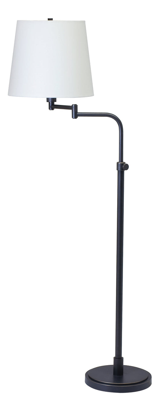 House of Troy Townhouse Adjustable Swing Arm Floor Lamp in Oil Rubbed Bronze