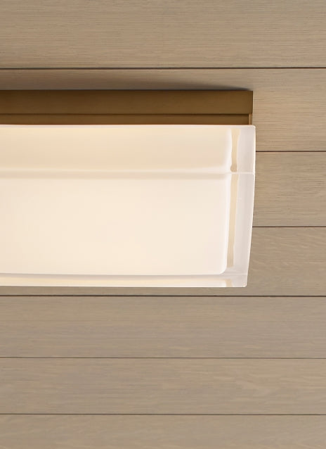 Boxie 9X9 LED Flush Mount Wet Rated Ceiling Light by Visual & Comfort & Co