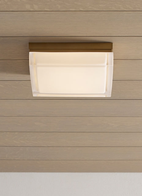 Boxie 9X9 LED Flush Mount Wet Rated Ceiling Light by Visual & Comfort & Co