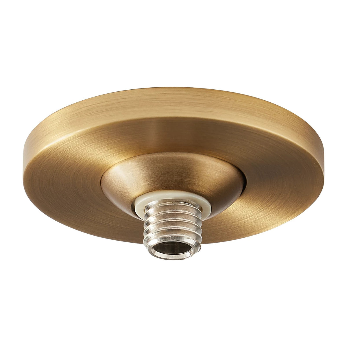 Visual Comfort FreeJack Port Alone in Aged Brass, installed view