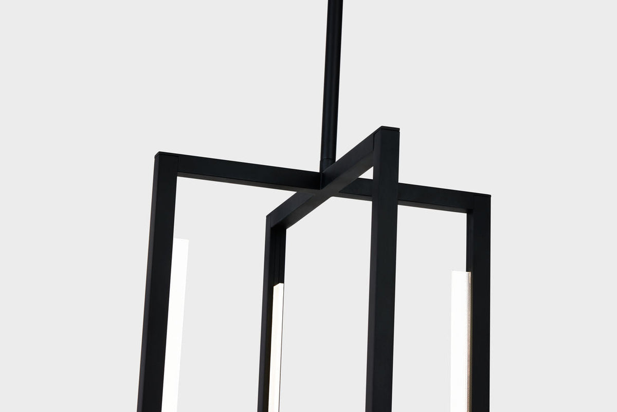 Visual Comfort Kenway 25 Geometric Frame Pendant – view 4