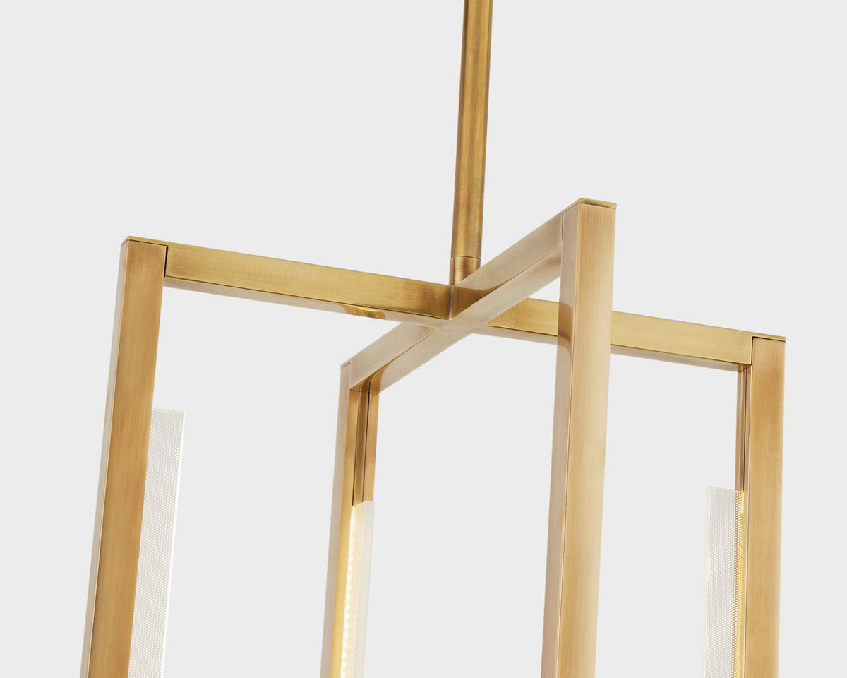Visual Comfort Kenway 25 Geometric Frame Pendant – view 5