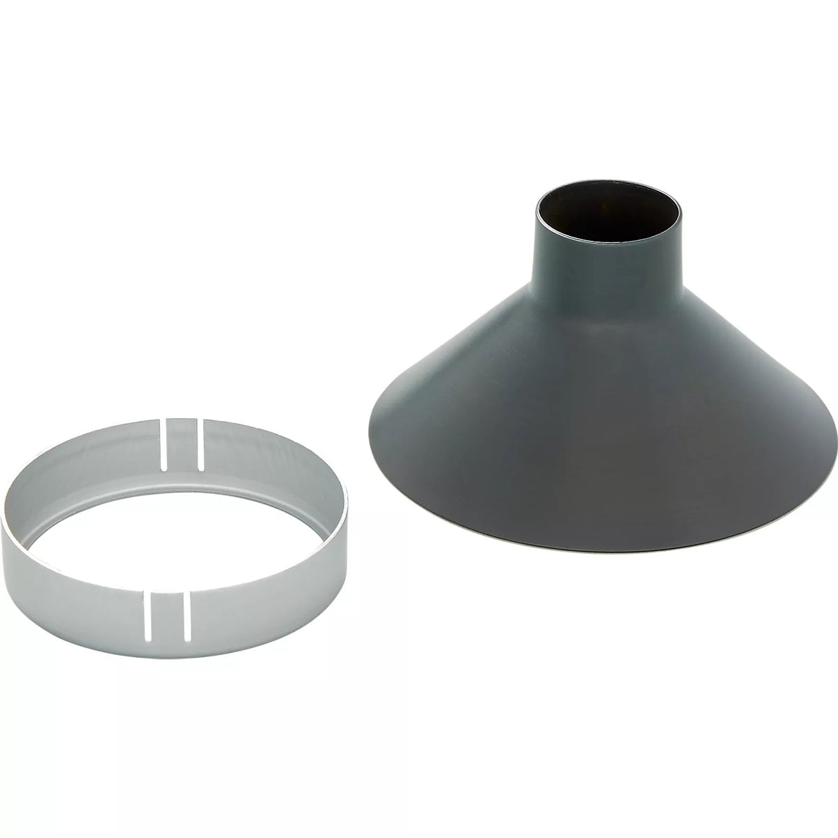 Visual Comfort Lil Wok Shade in Antique Bronze, installed or detail view