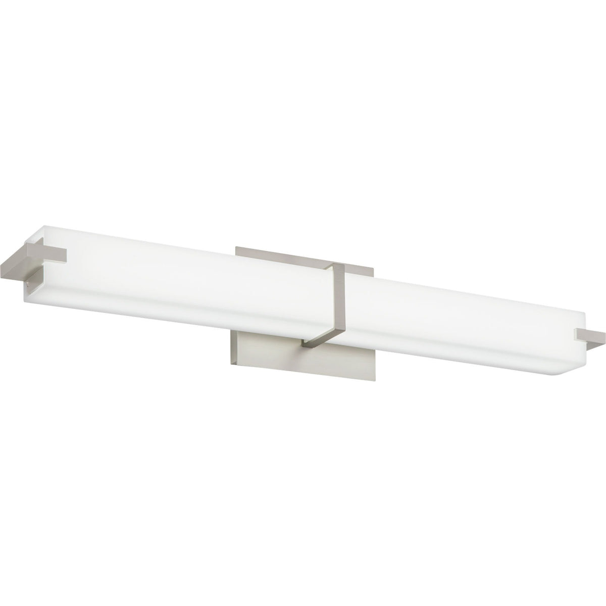 Visual Comfort Metro in Satin Nickel, detail view