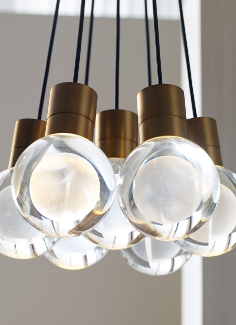 Visual Comfort Mina Led Pendant BLACK & WHITE