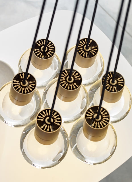 Visual Comfort Mina Led Pendant BLACK & WHITE