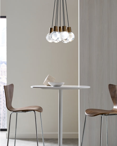 Visual Comfort Mina Led Pendant BLACK & WHITE