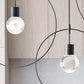 Visual Comfort Mina Led Pendant BLACK