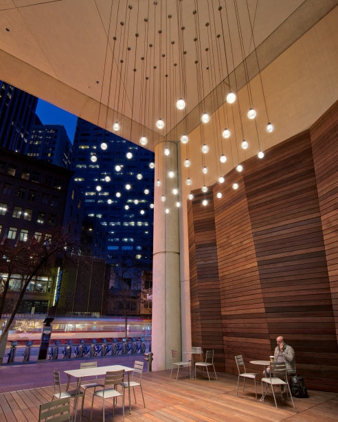 Visual Comfort Mina Led Pendant BLACK